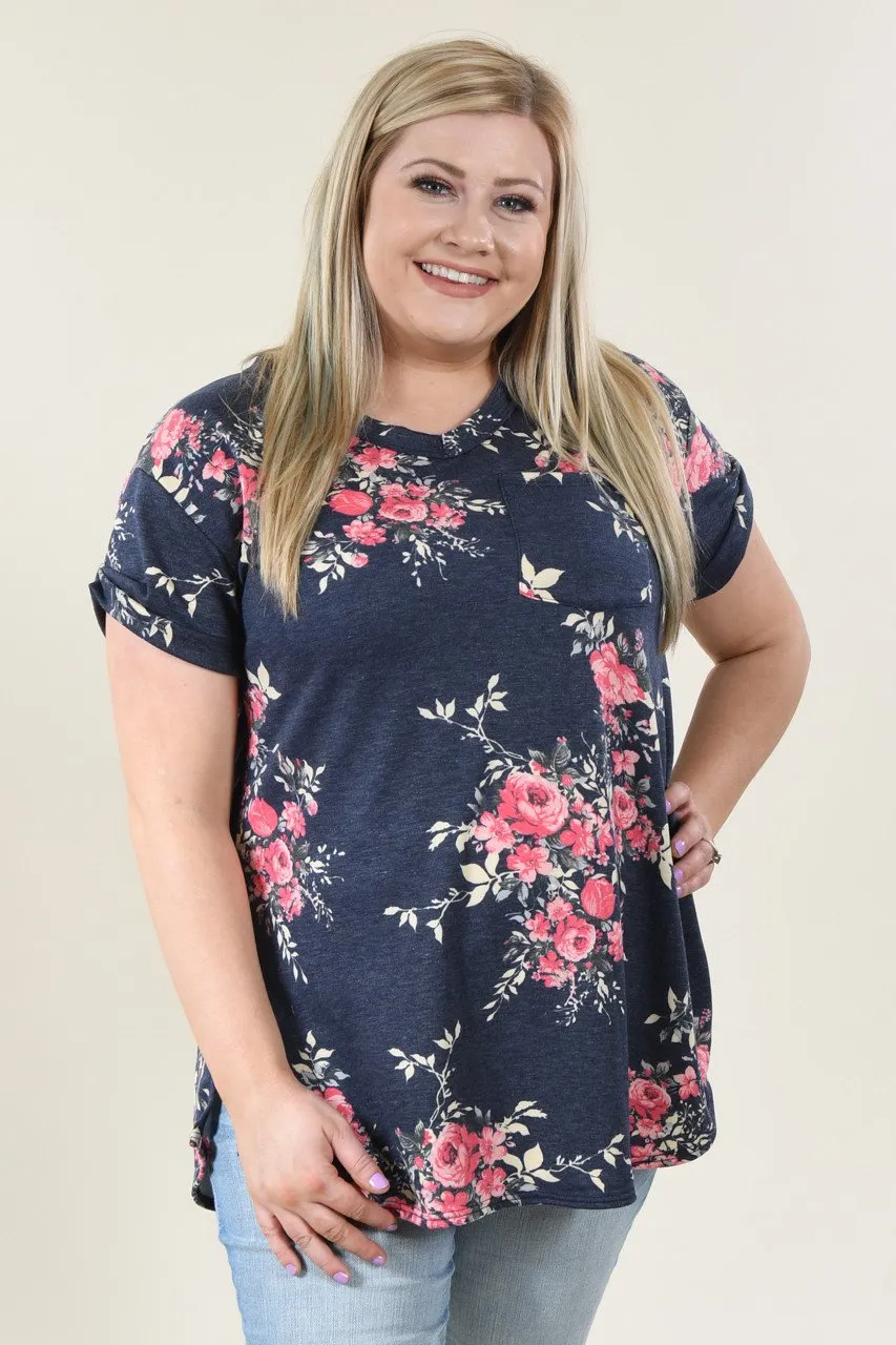 On the Go Top ~ Floral