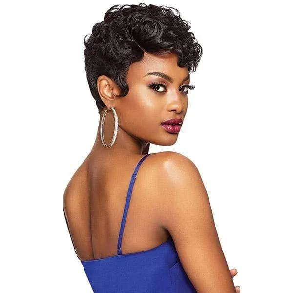 Outre Quick Weave Synthetic Full Cap Extreme Side Part Complete Cap Wig - BETTY