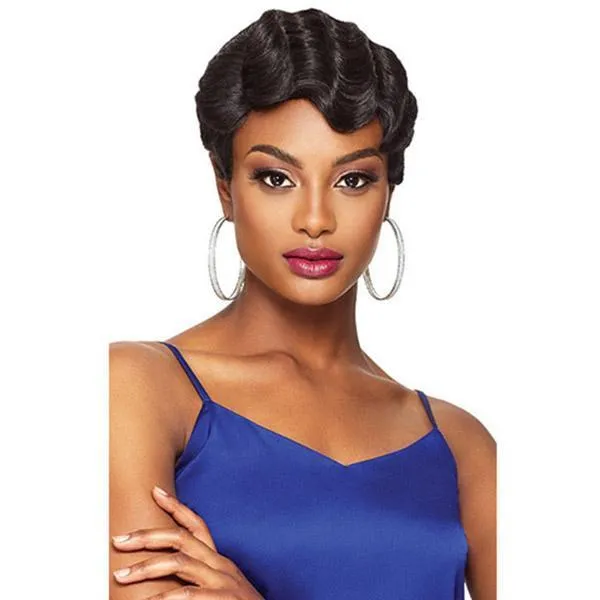 Outre Quick Weave Synthetic Full Cap Extreme Side Part Complete Cap Wig - BETTY