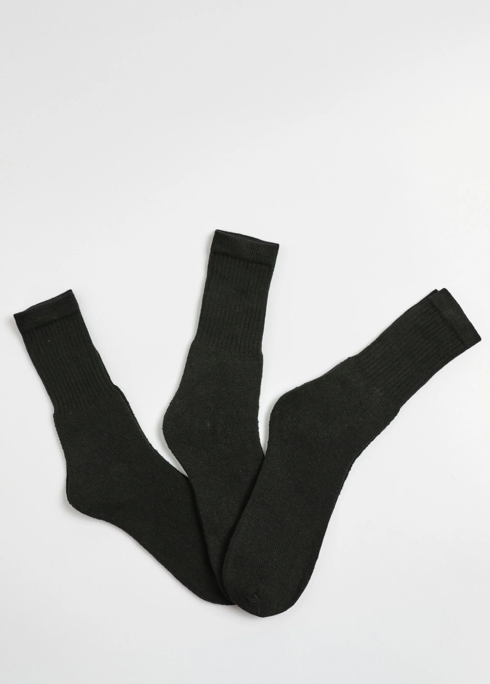 Pack of 3 ribbed sports socks