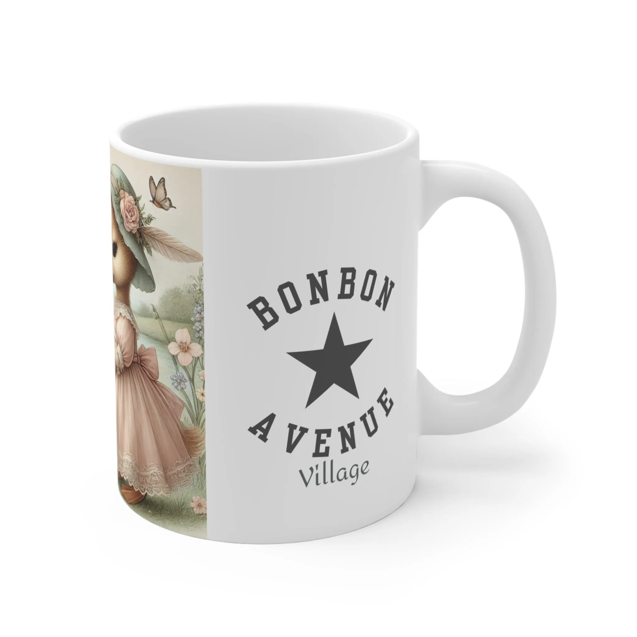 Penelope’s Afternoon Tea Mug – Bonbon Avenue Village Collection