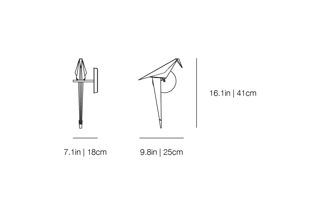 Perch Light - Wall UL Non-Dimmable