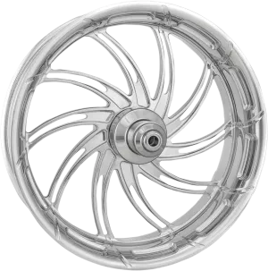 Performance Machine 12027106SUPAJCH Supra Front Wheel (Dual Disc) - 21x3.5in. - Chrome