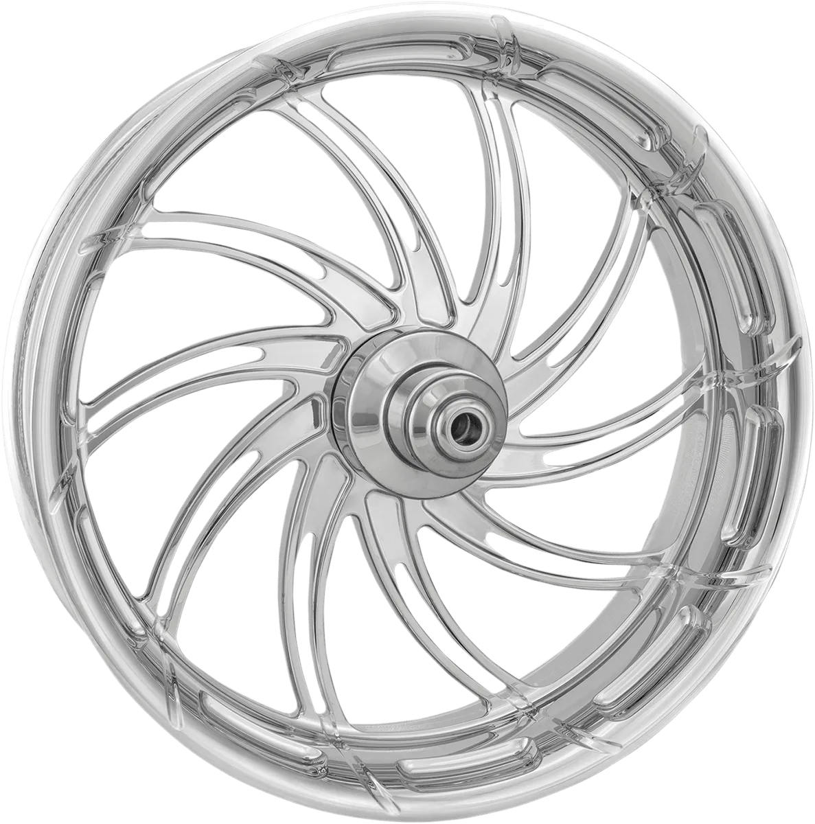 Performance Machine 12027106SUPAJCH Supra Front Wheel (Dual Disc) - 21x3.5in. - Chrome