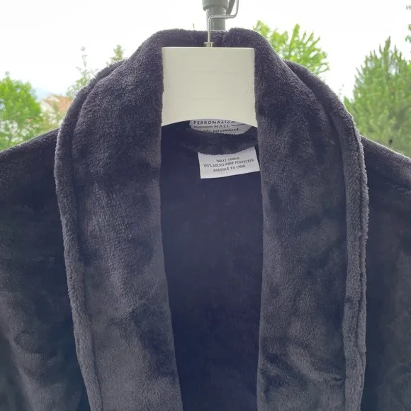Personalization Mall Luxury Fleece Robe