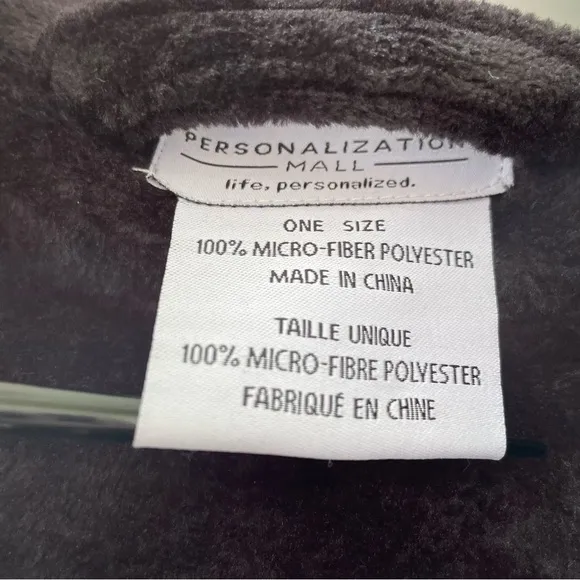 Personalization Mall Luxury Fleece Robe