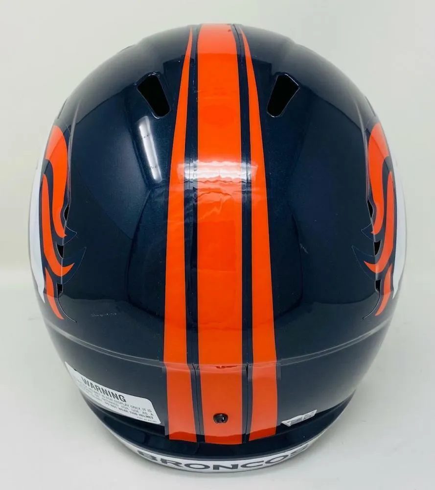 PEYTON MANNING Autographed "HOF 21" Denver Broncos Full Size Helmet FANATICS