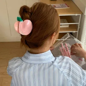 Pink Peach Hair Claw Clip