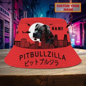 Pitbullzilla-Custom Bucket Hat - Loop - T2k-190