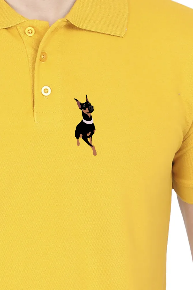Polo Neck T-Shirt (Men) - Graceful Guard (5 Colours)