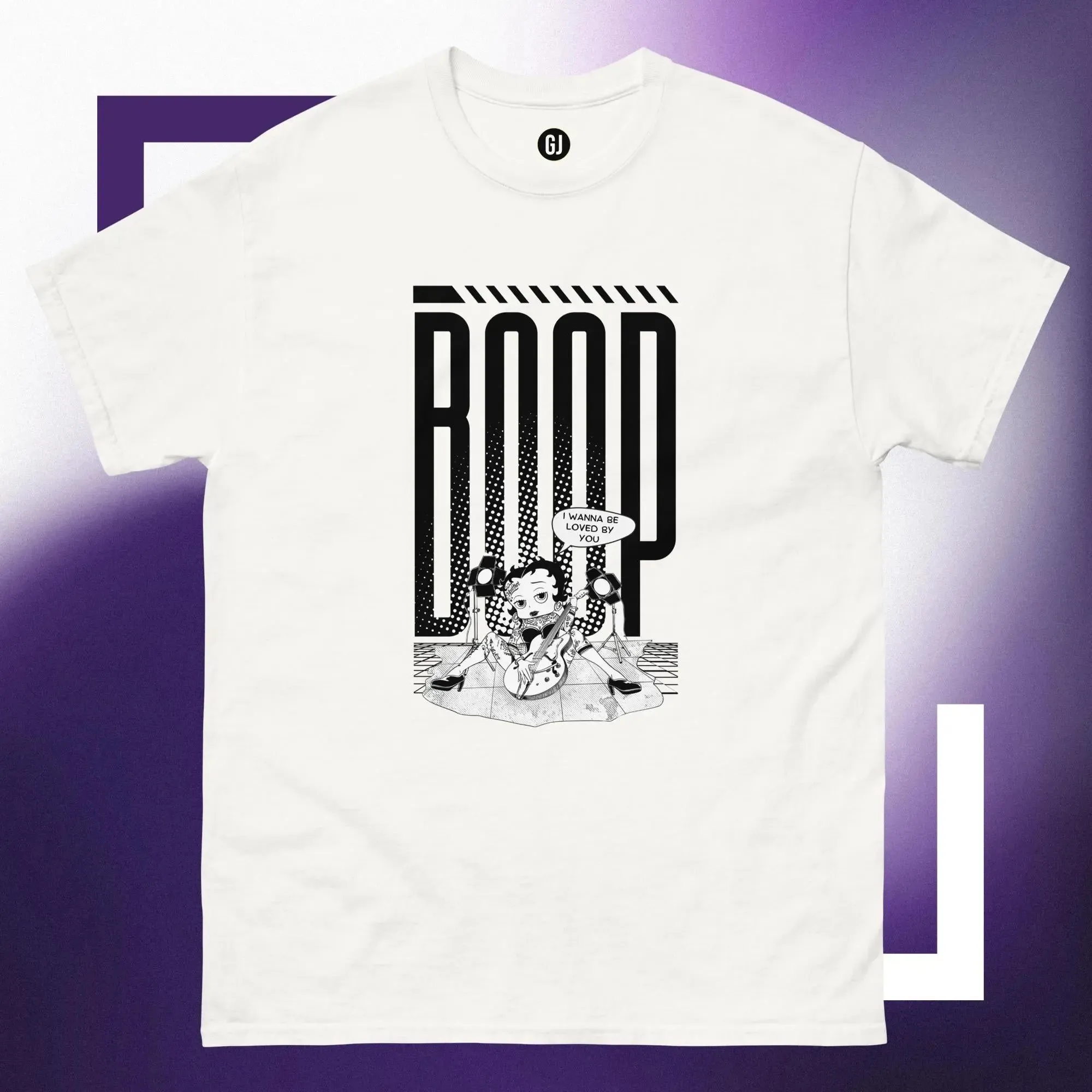 Popstar Betty Boop "I Wanna Be Loved By You" Tee