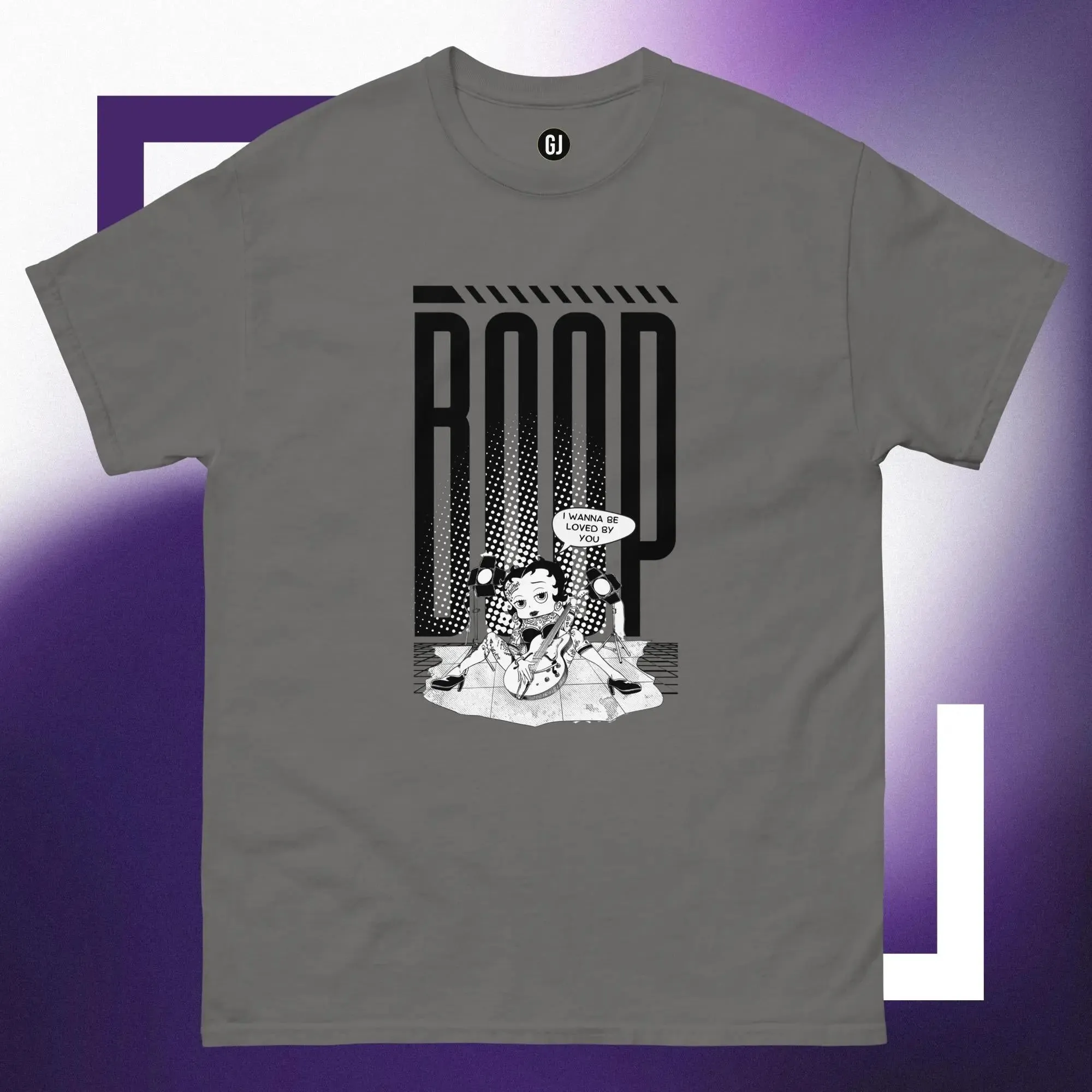 Popstar Betty Boop "I Wanna Be Loved By You" Tee