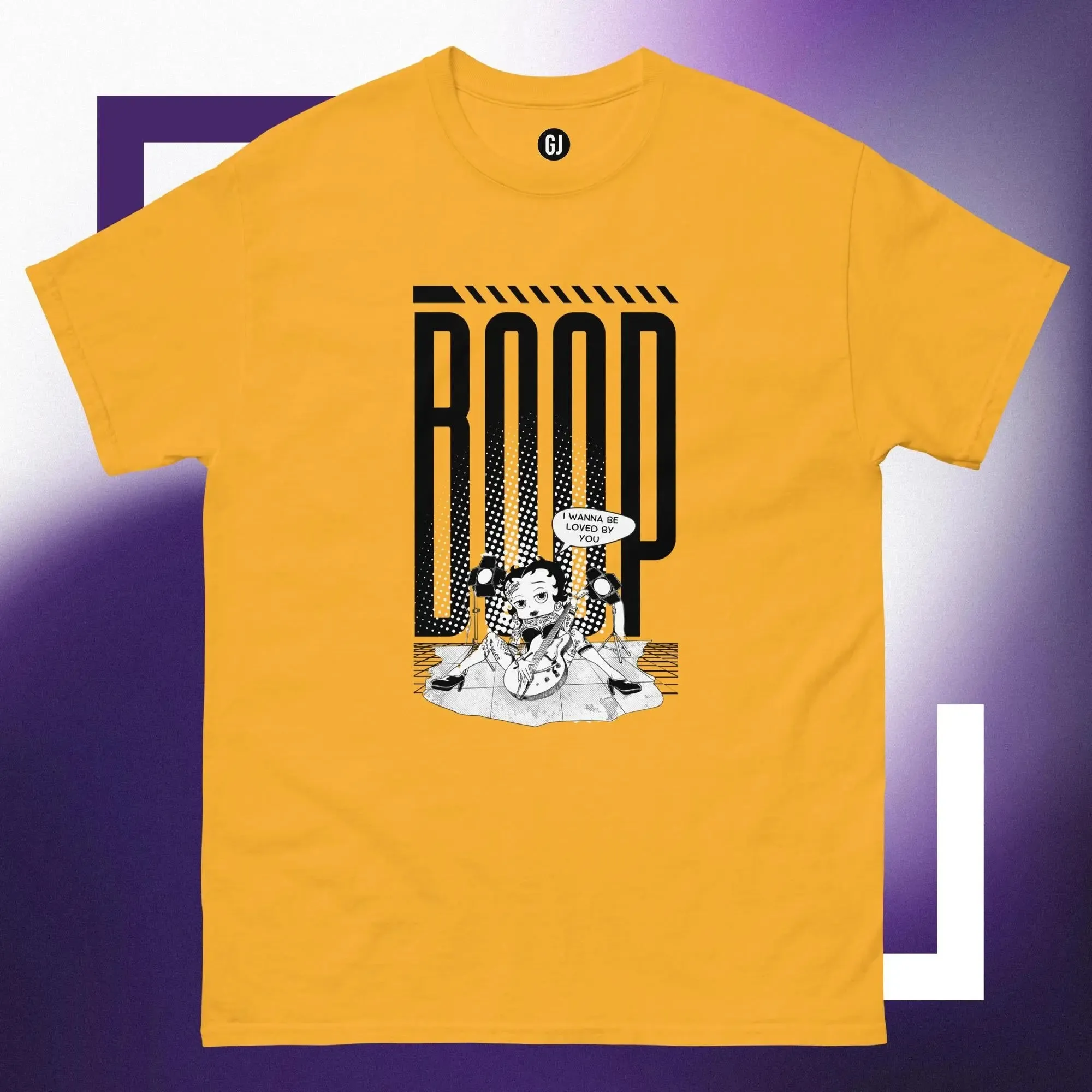 Popstar Betty Boop "I Wanna Be Loved By You" Tee