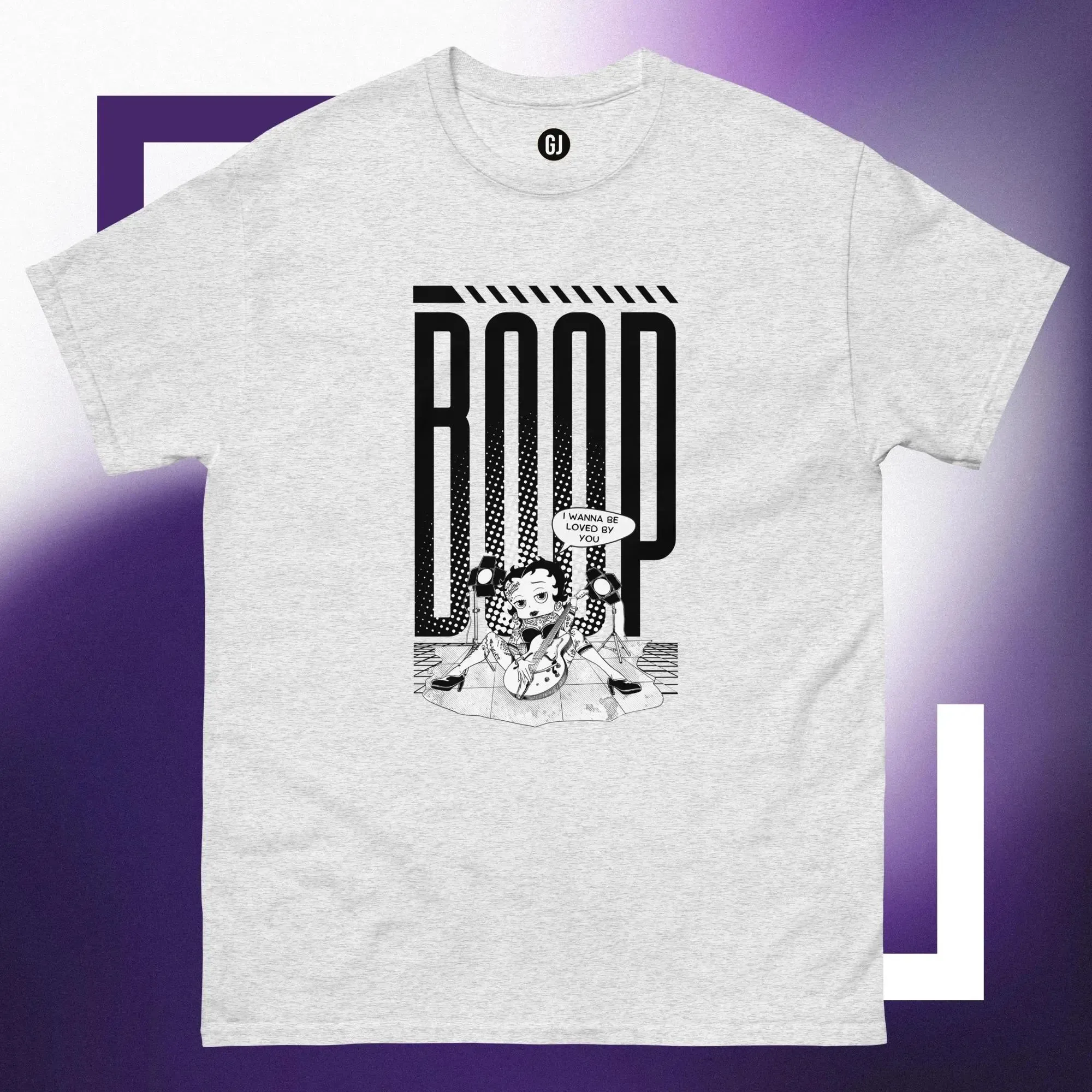 Popstar Betty Boop "I Wanna Be Loved By You" Tee