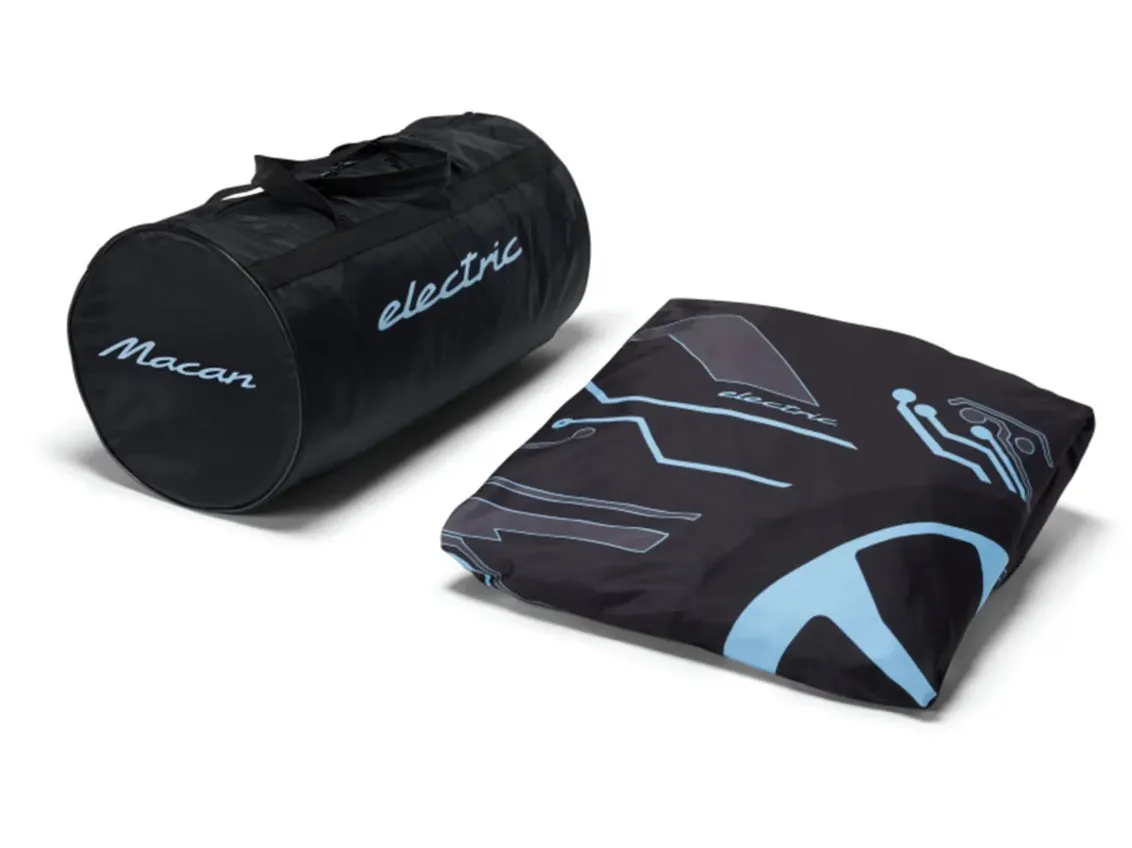 Porsche Indoor Car Cover With 'Electric' Design - Macan Electric H2