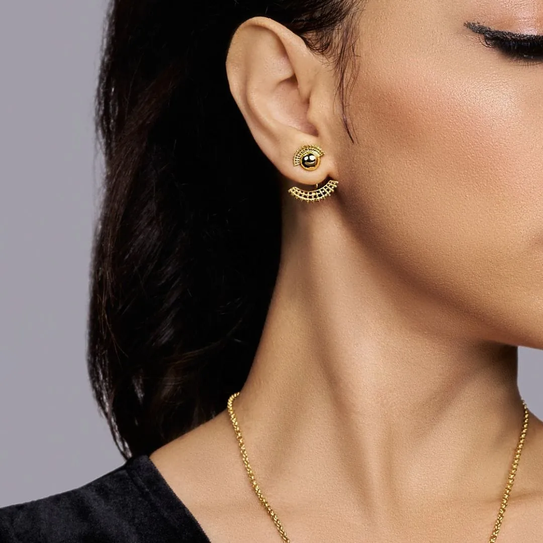 [Pre-Order] Tsirur Ear Jacket - 14K Gold Plated | 3-IN-1 Jewelry