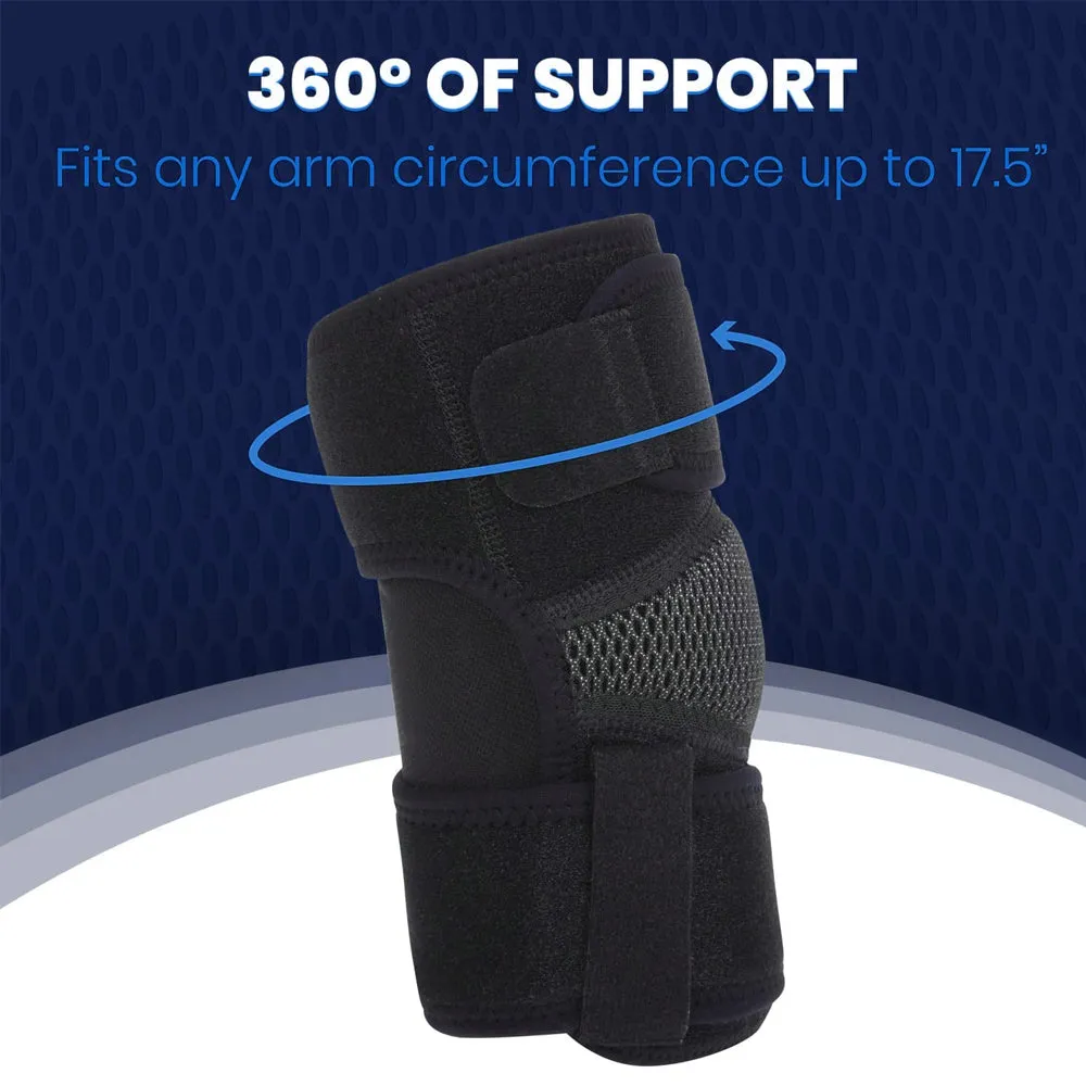 Premium Elbow Support Sleeve for Basketball & Football – Breathable Arm Sleeve Protector for Sports Safety, Adjustable Compression Pad for Arm Injury Protection