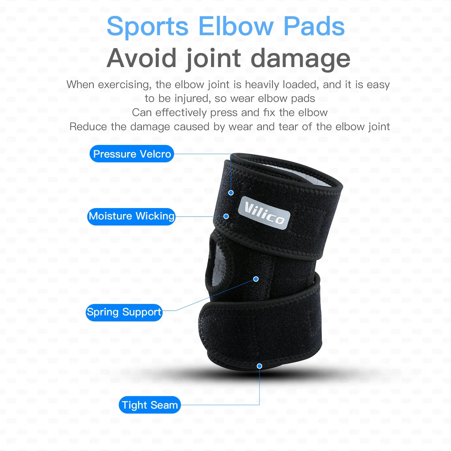 Premium Elbow Support Sleeve for Basketball & Football – Breathable Arm Sleeve Protector for Sports Safety, Adjustable Compression Pad for Arm Injury Protection
