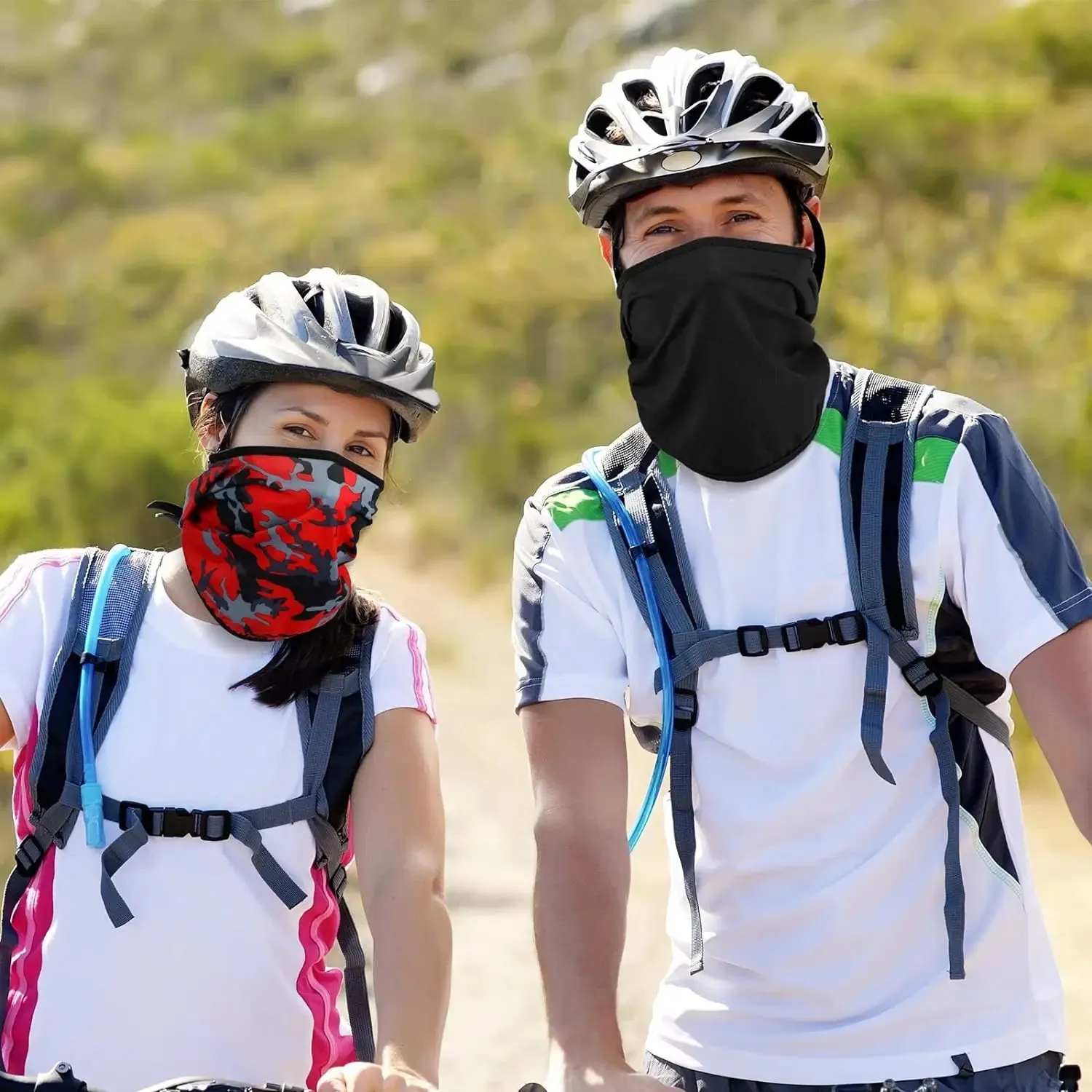 Premium Full Face Balaclava Mask – Outdoor Sports Ski, Motorcycle, Bike, and Tactical Riding Cap for Unisex, Summer Hood & Scarf, Single-Hole Design, Lightweight, Breathable, Ideal for Running, Cycling, MTB