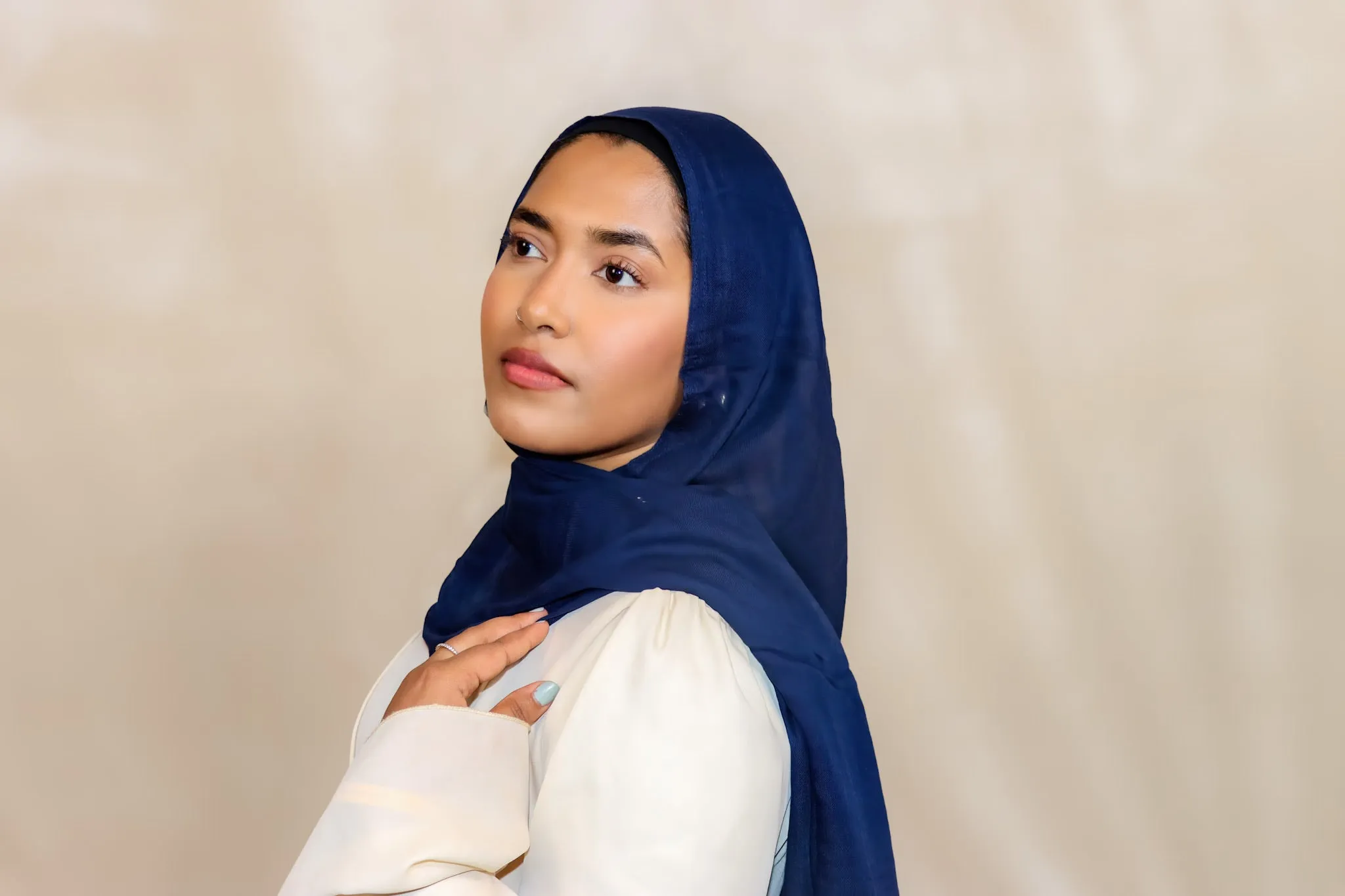 Premium Modal Navy Hijab