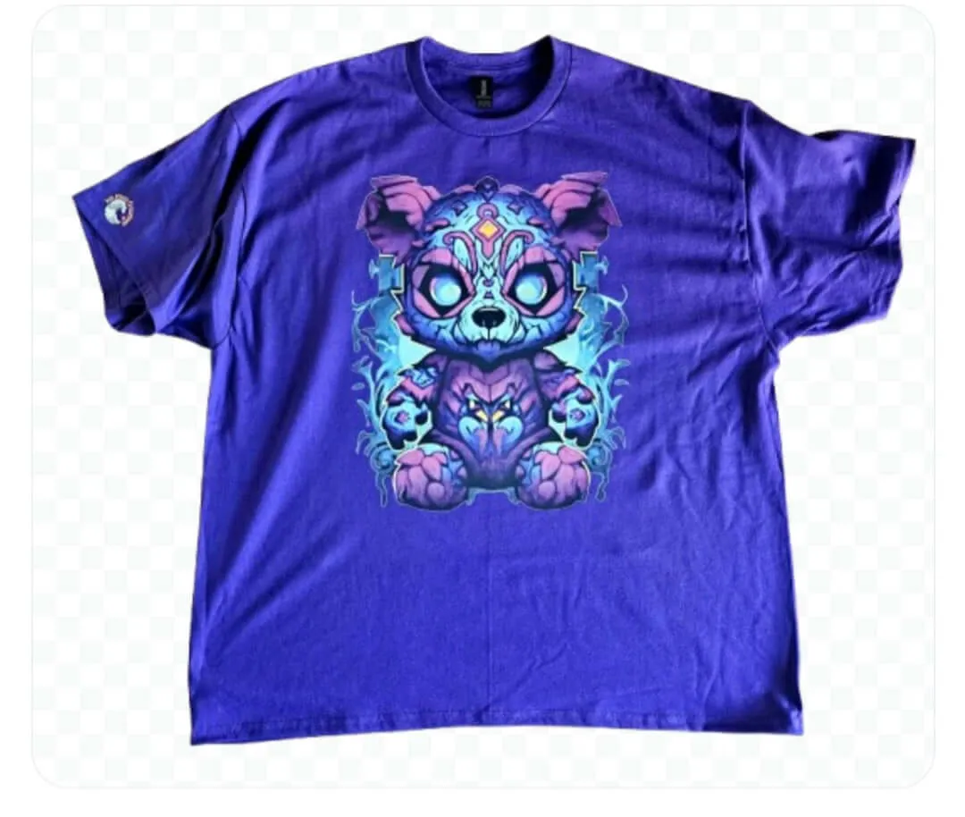 Psychedelic Bear T-Shirt – Vivid