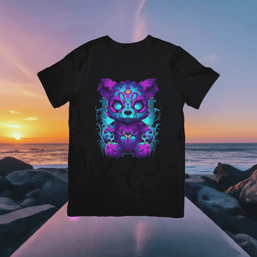 Psychedelic Bear T-Shirt – Vivid