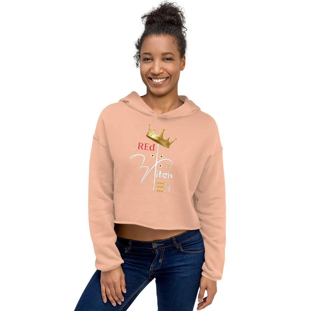 "Red Witch" -  Crop Hoodie