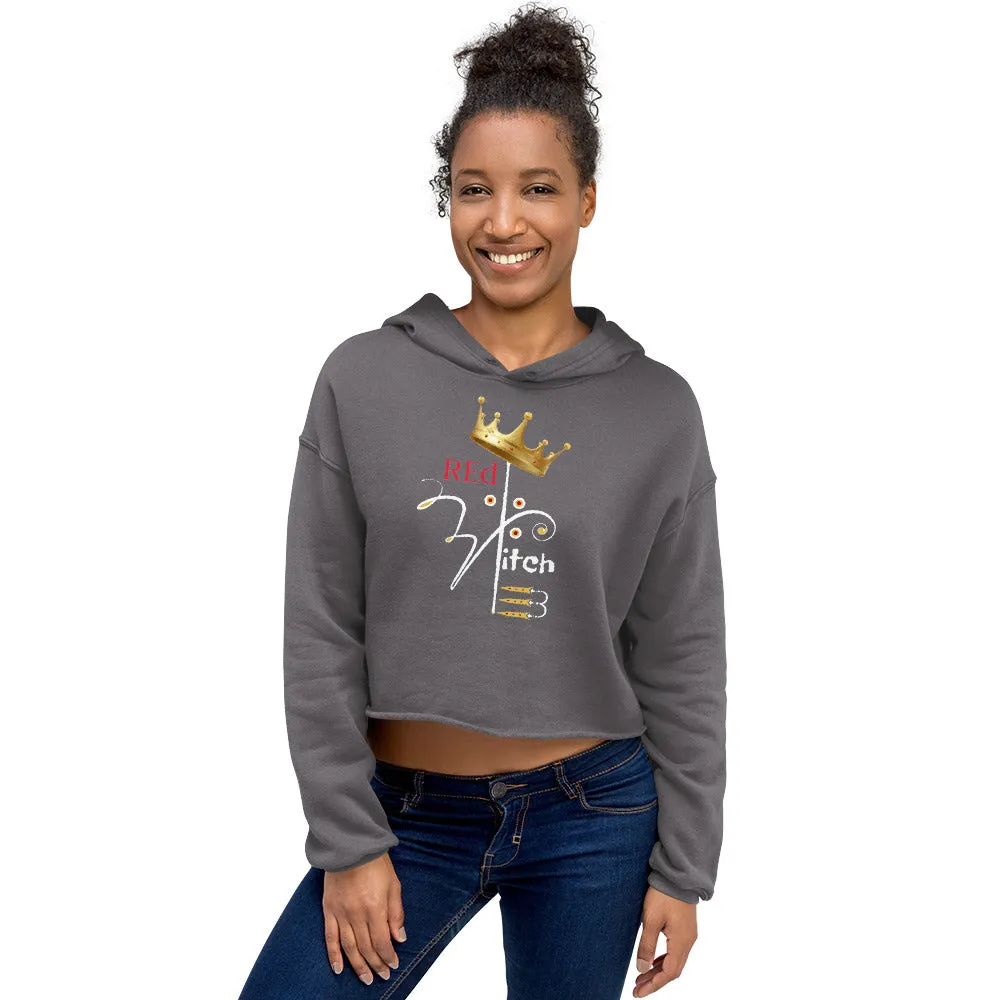 "Red Witch" -  Crop Hoodie