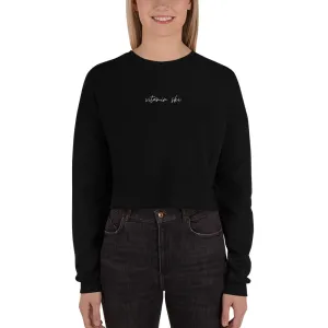 "VITAMIN SKI- PINK" Crop Sweatshirt