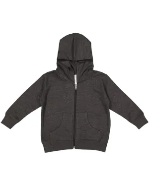 Rabbit Skins Toddler Full-Zip Hooded Sweatshirt | Vintage Smoke