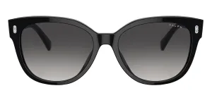 Ralph by Ralph Lauren RA 5305U 50018G Cat-Eye Plastic Black Sunglasses with Grey Gradient Lens