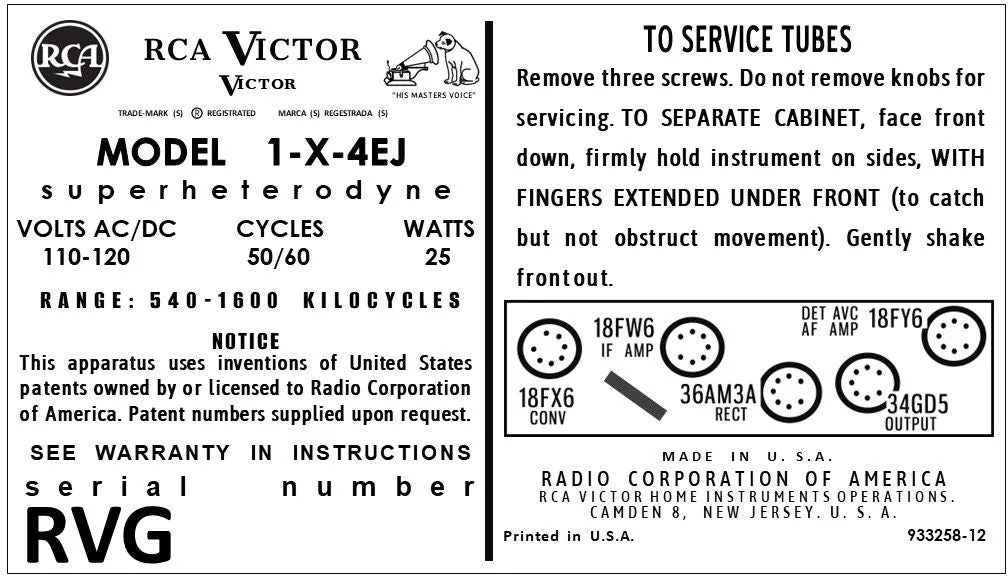 RCA-1X4EJ