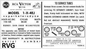 RCA-1X4EJ