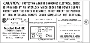 RCA-X4HE