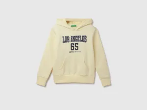 Regular Fit Hood Printed Sweatshirt