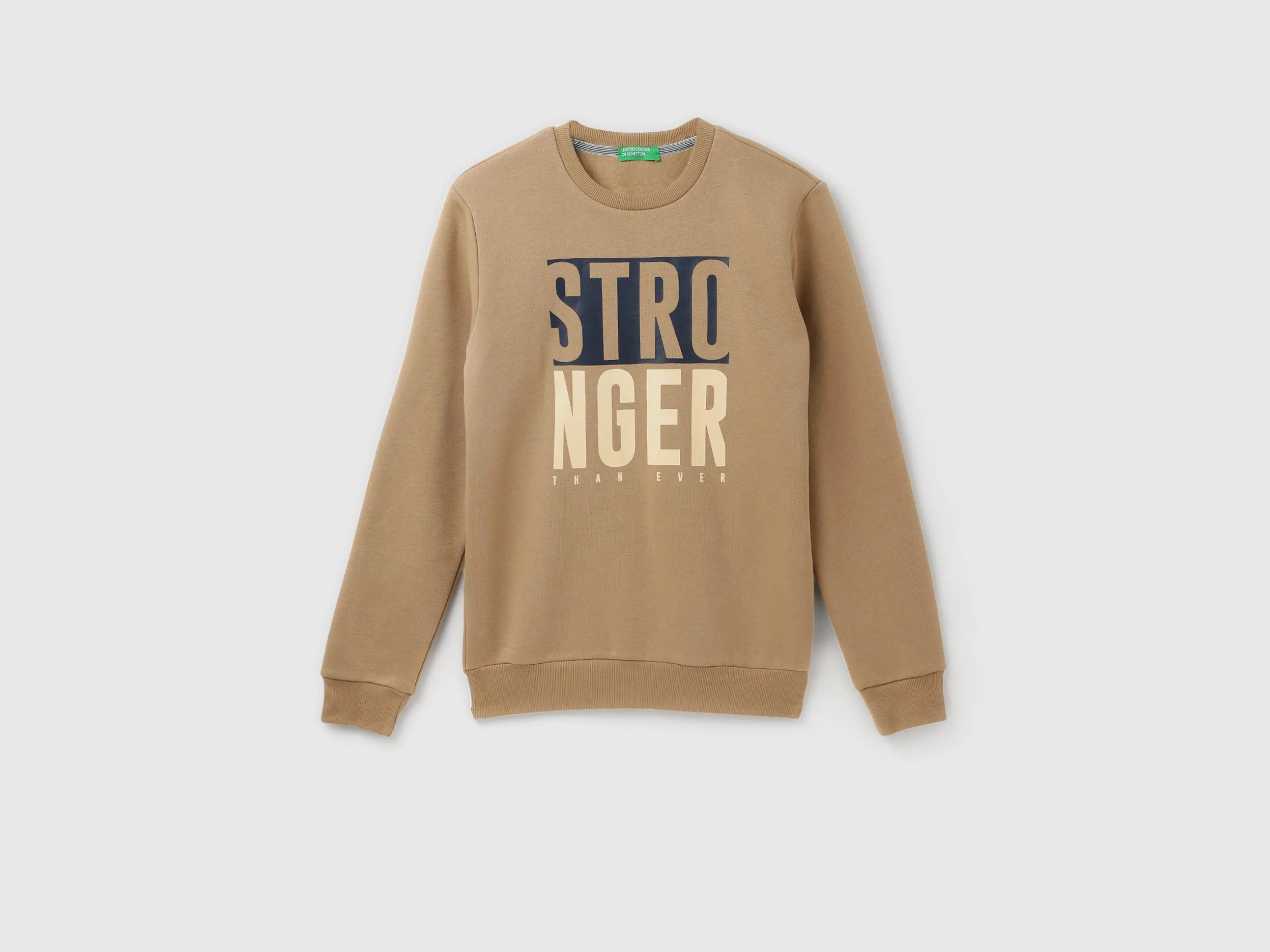 Regular Fit Round Neck Graphic Sweatshirt