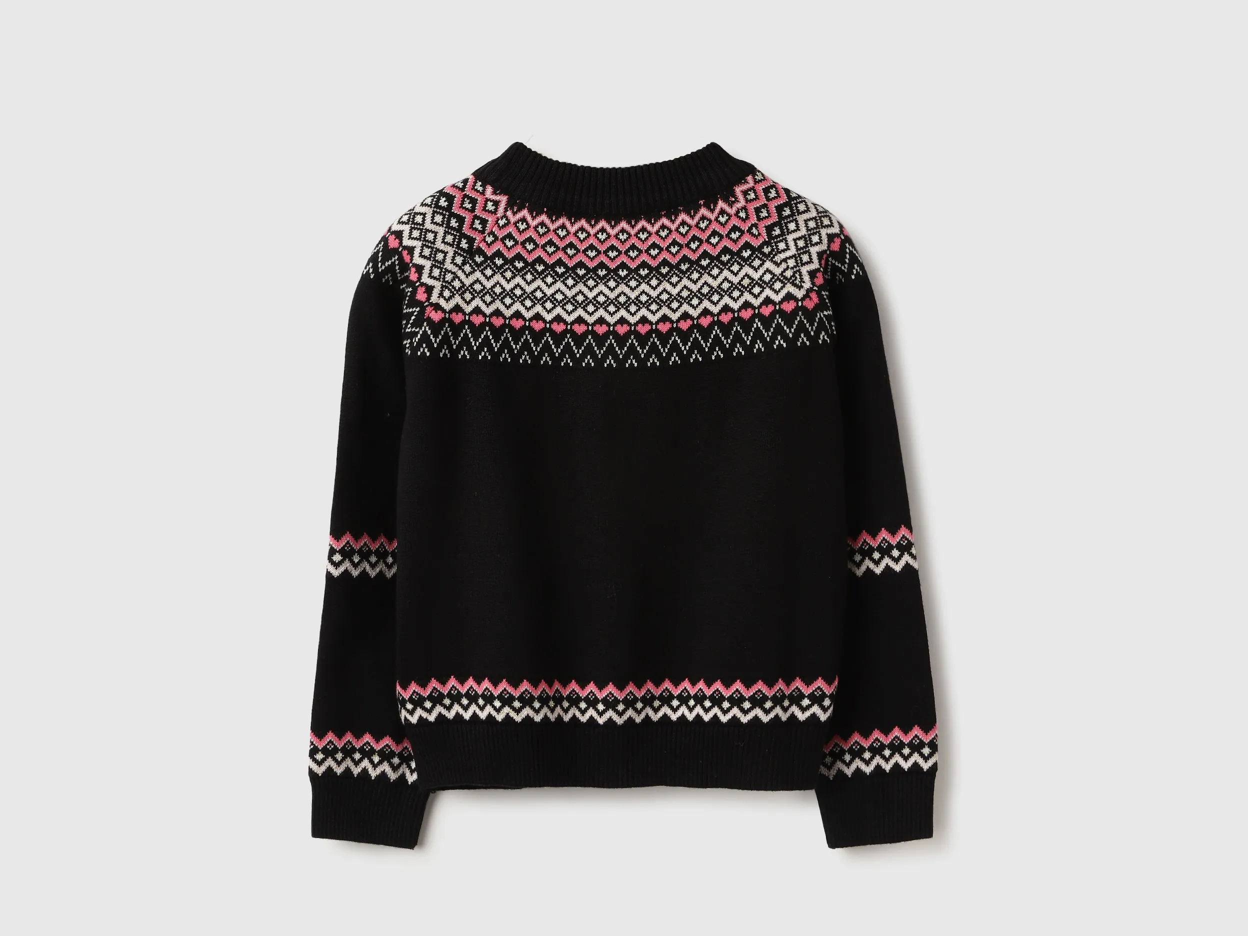 Regular Fit Round Neck Printed Sweater