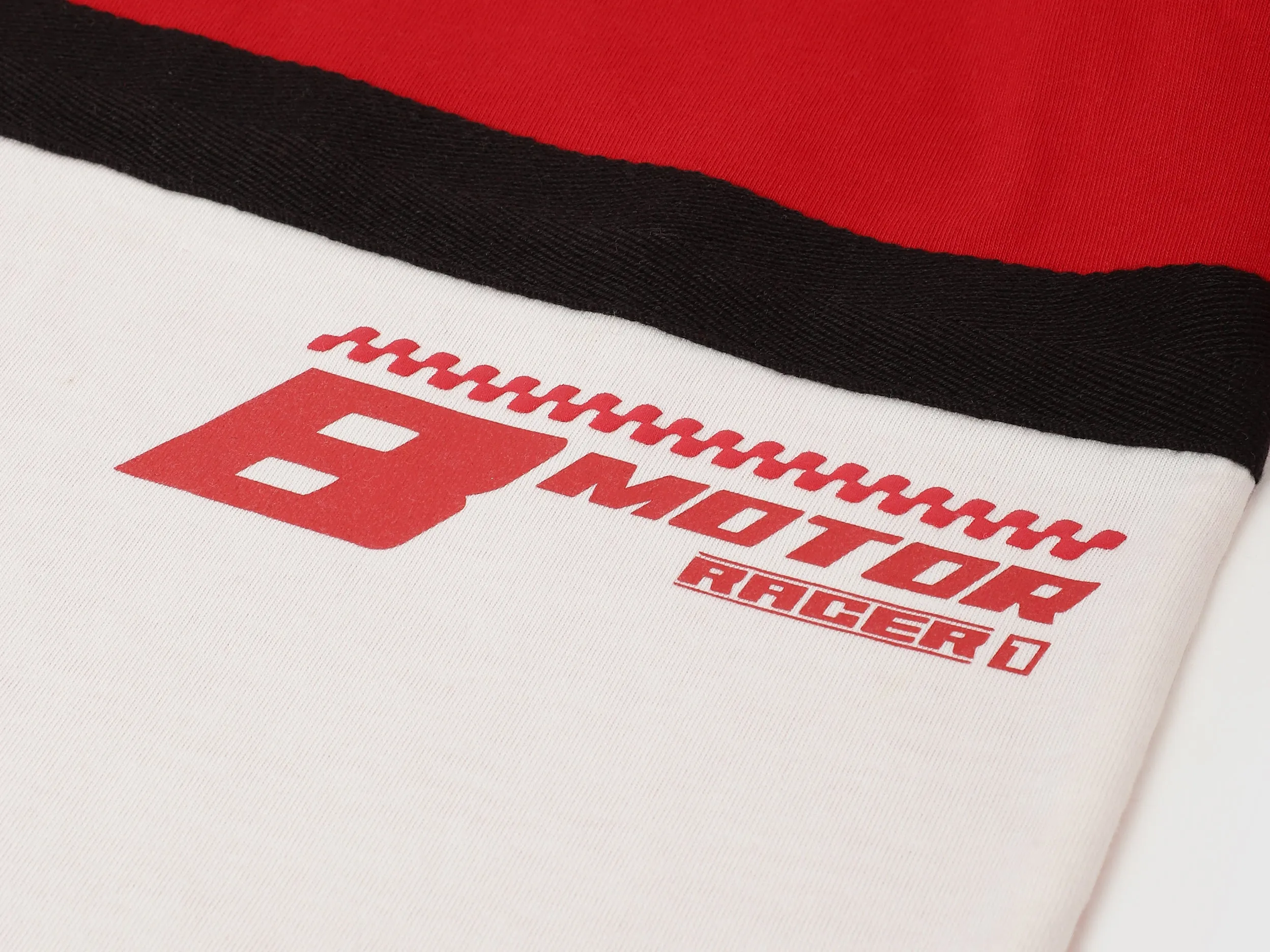 Relaxed Fit Crew Neck Color Block T-Shirt