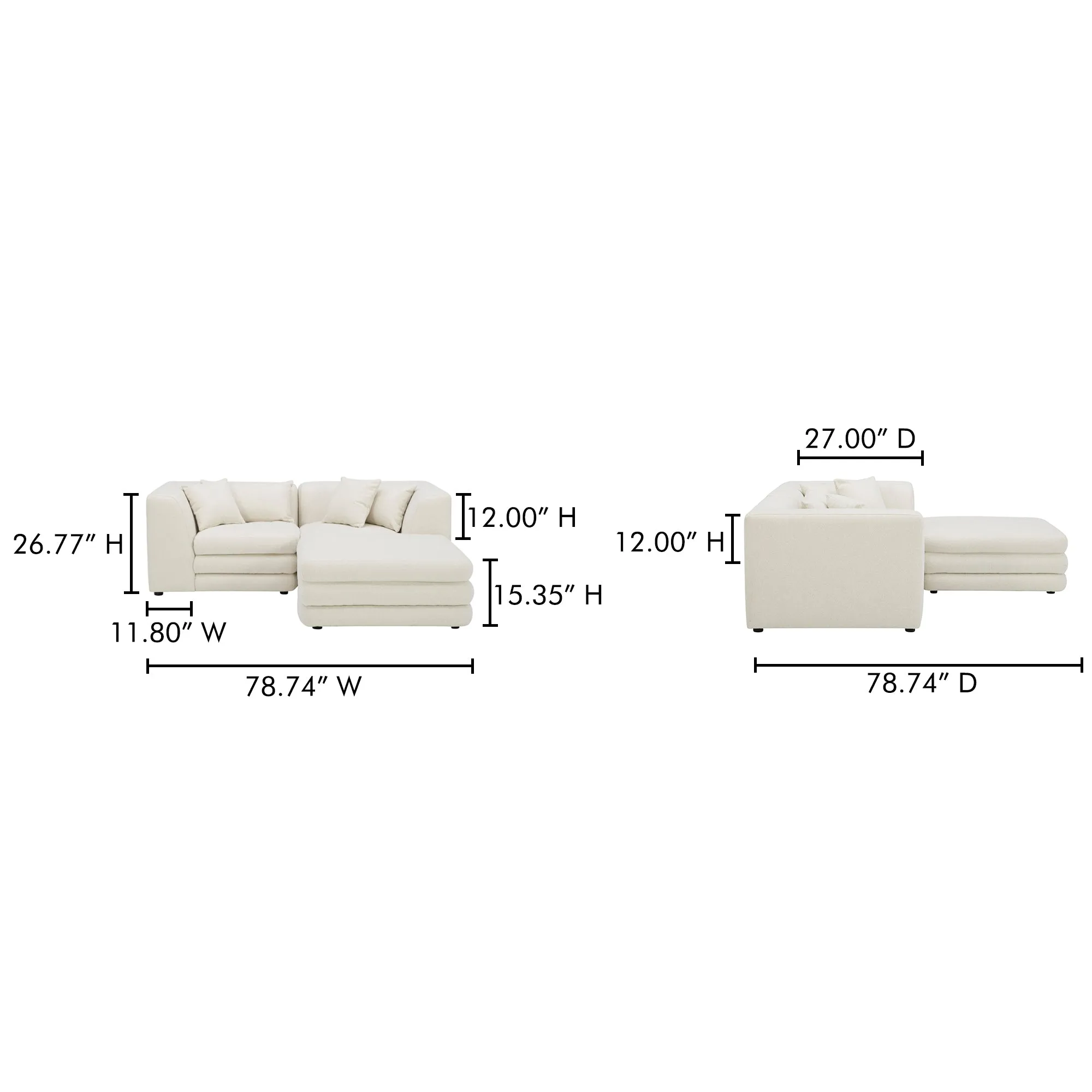Retro-Chic Modular Lounging Haven