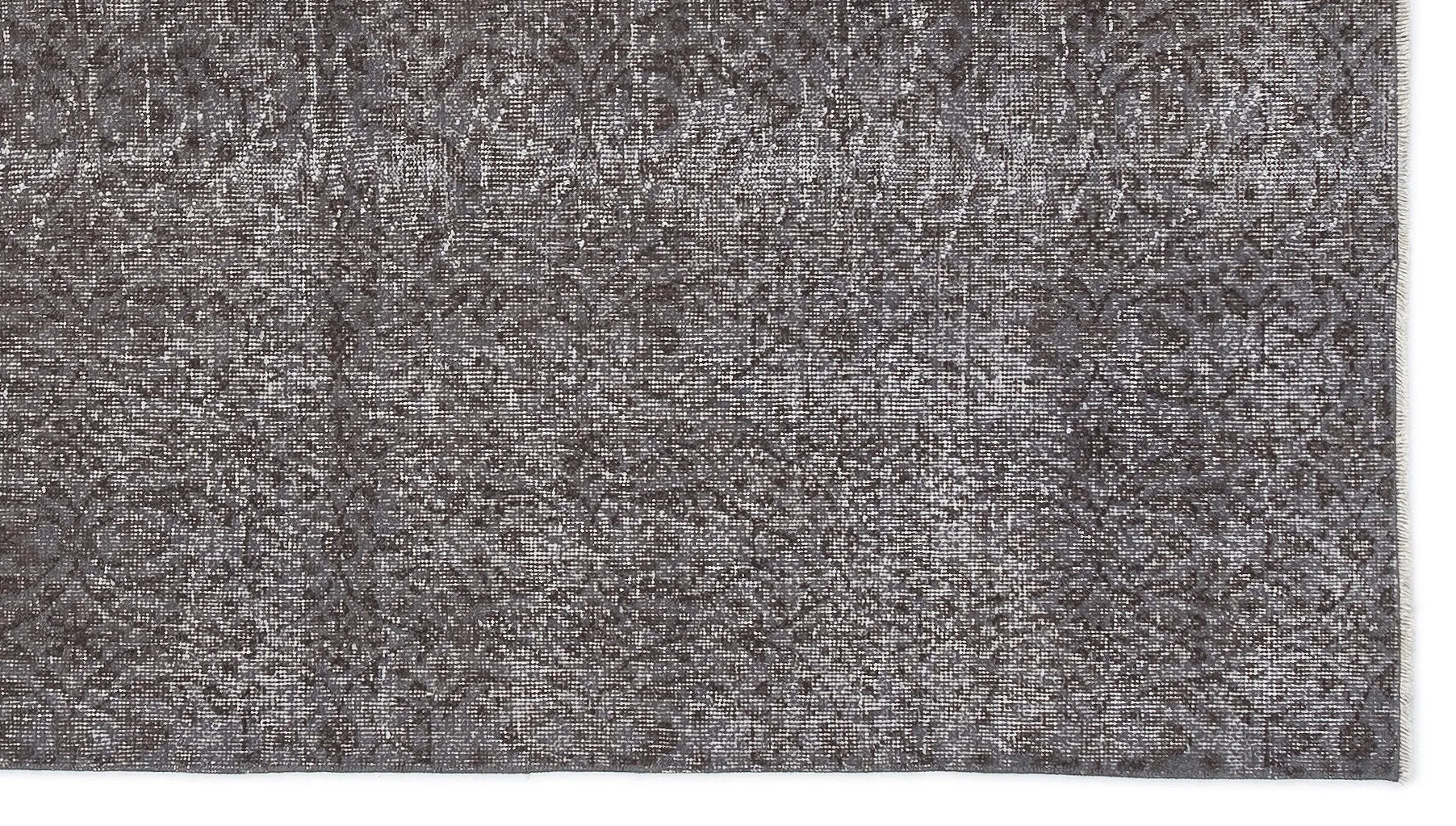 Retro Design Gray Over Dyed Vintage Rug 4'10'' x 8'6'' ft 147 x 258 cm