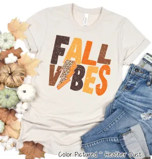 Retro Fall Vibes Lighting Fall Tee