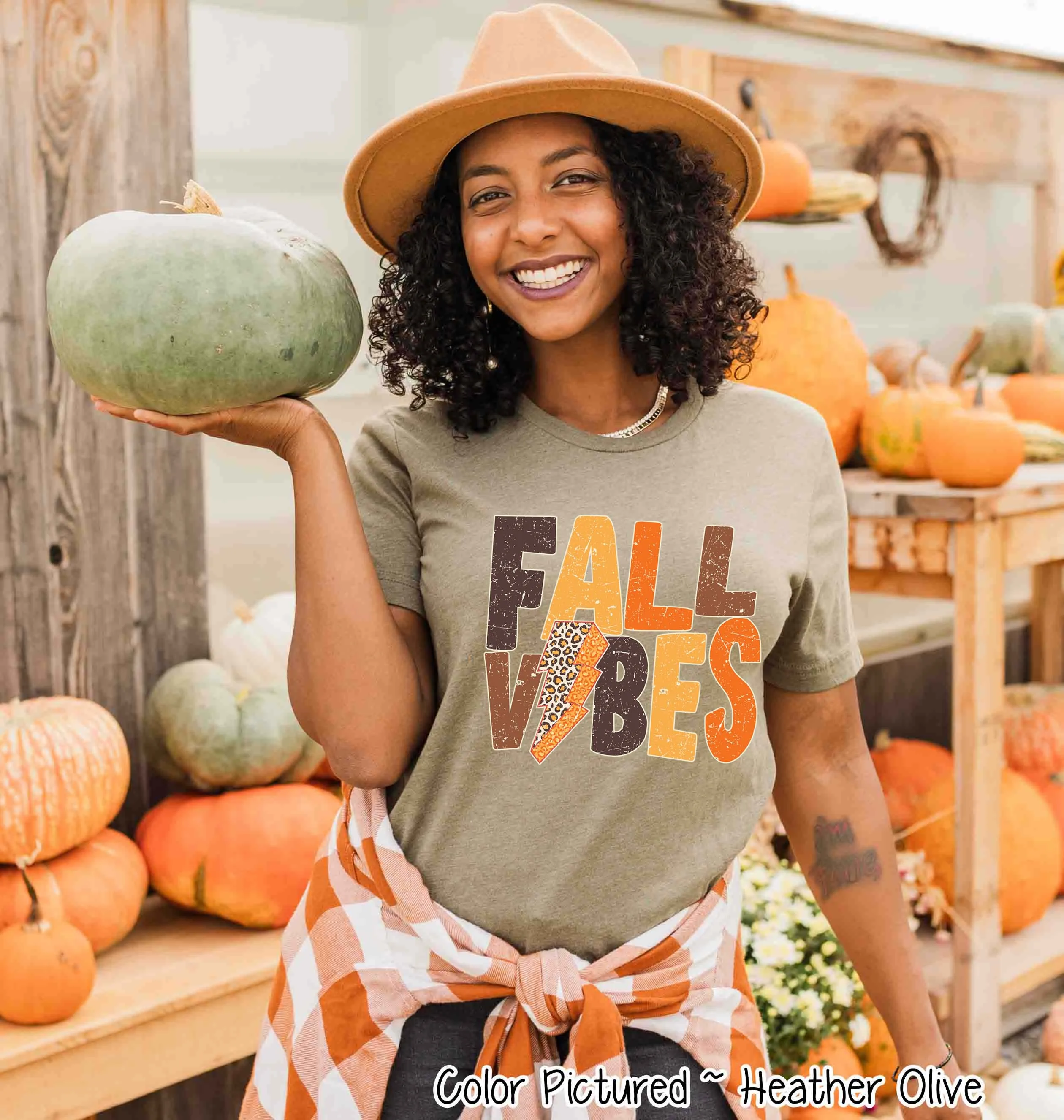 Retro Fall Vibes Lighting Fall Tee