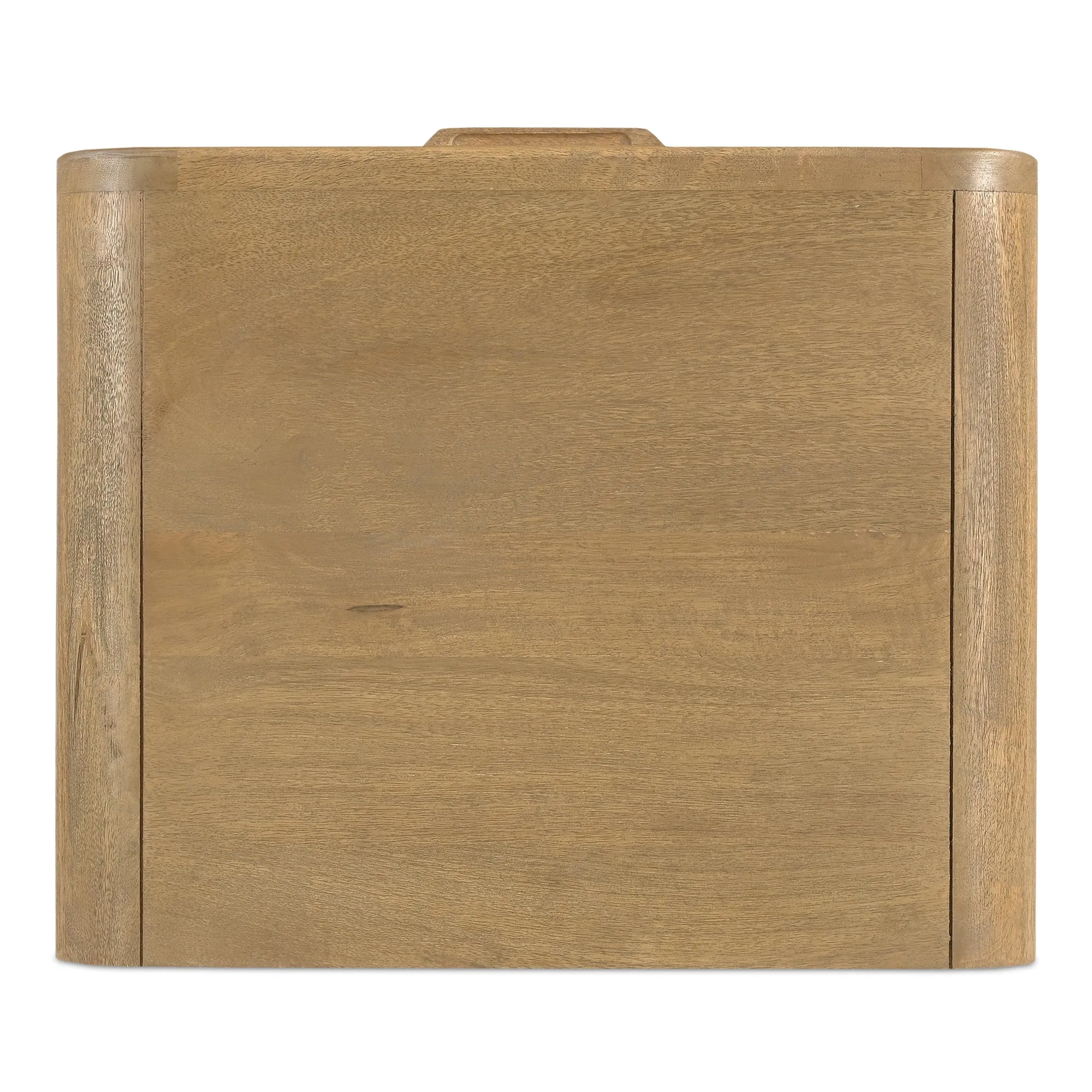 Retro-Inspired Mid-Century Mango Wood Nightstand