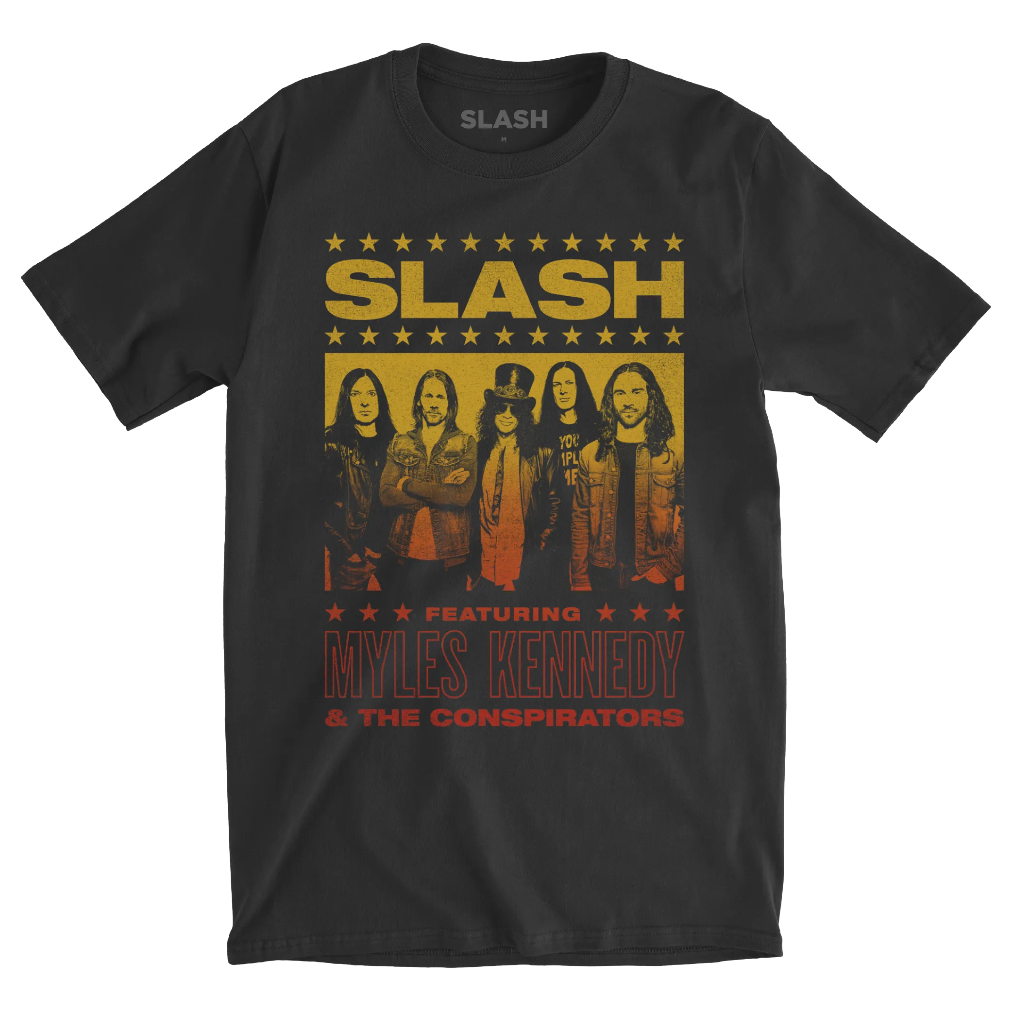 Retro Rock Poster Vintage Black Tee