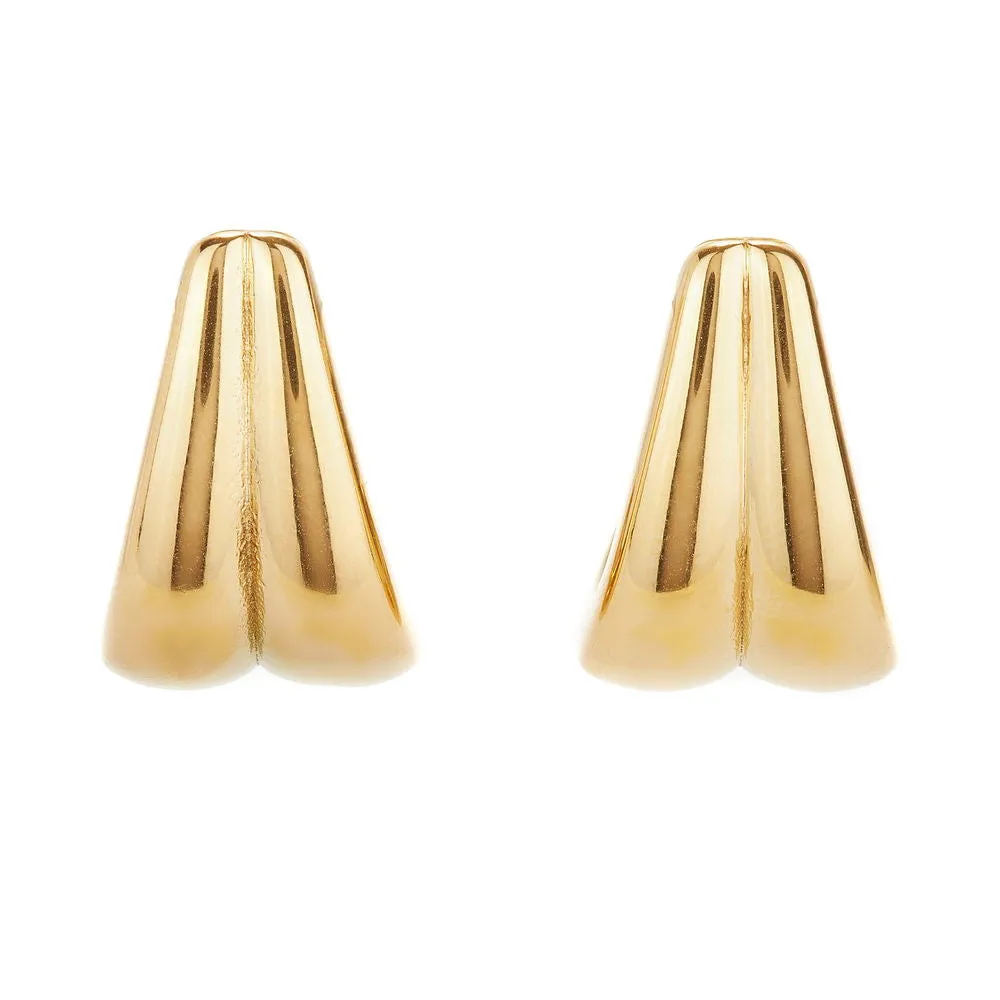 Retro Waterfall Hoops