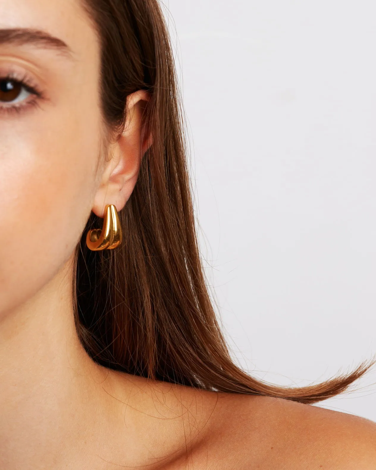 Retro Waterfall Hoops