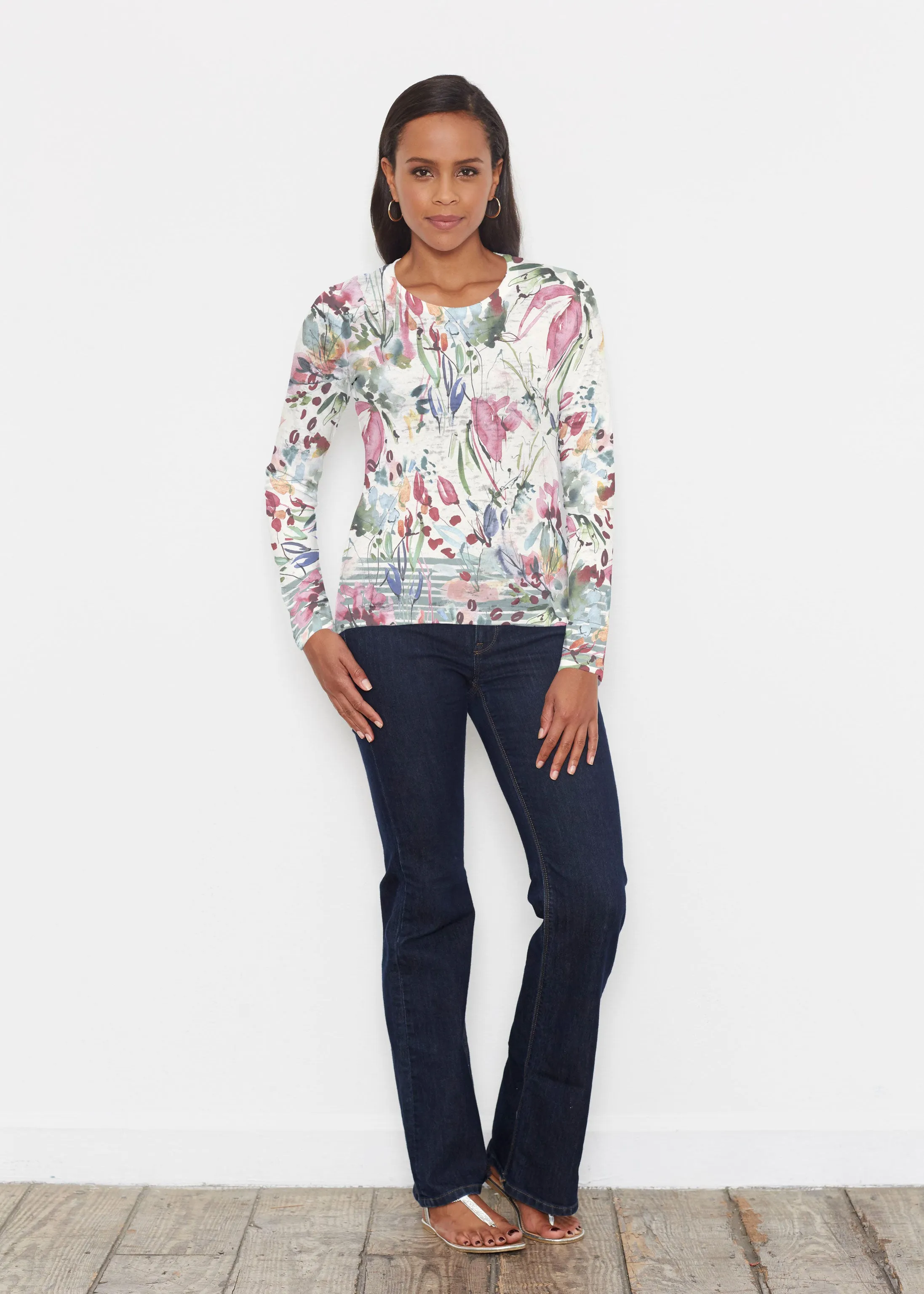Rhapsody (16191) ~ Signature Long Sleeve Crew Shirt