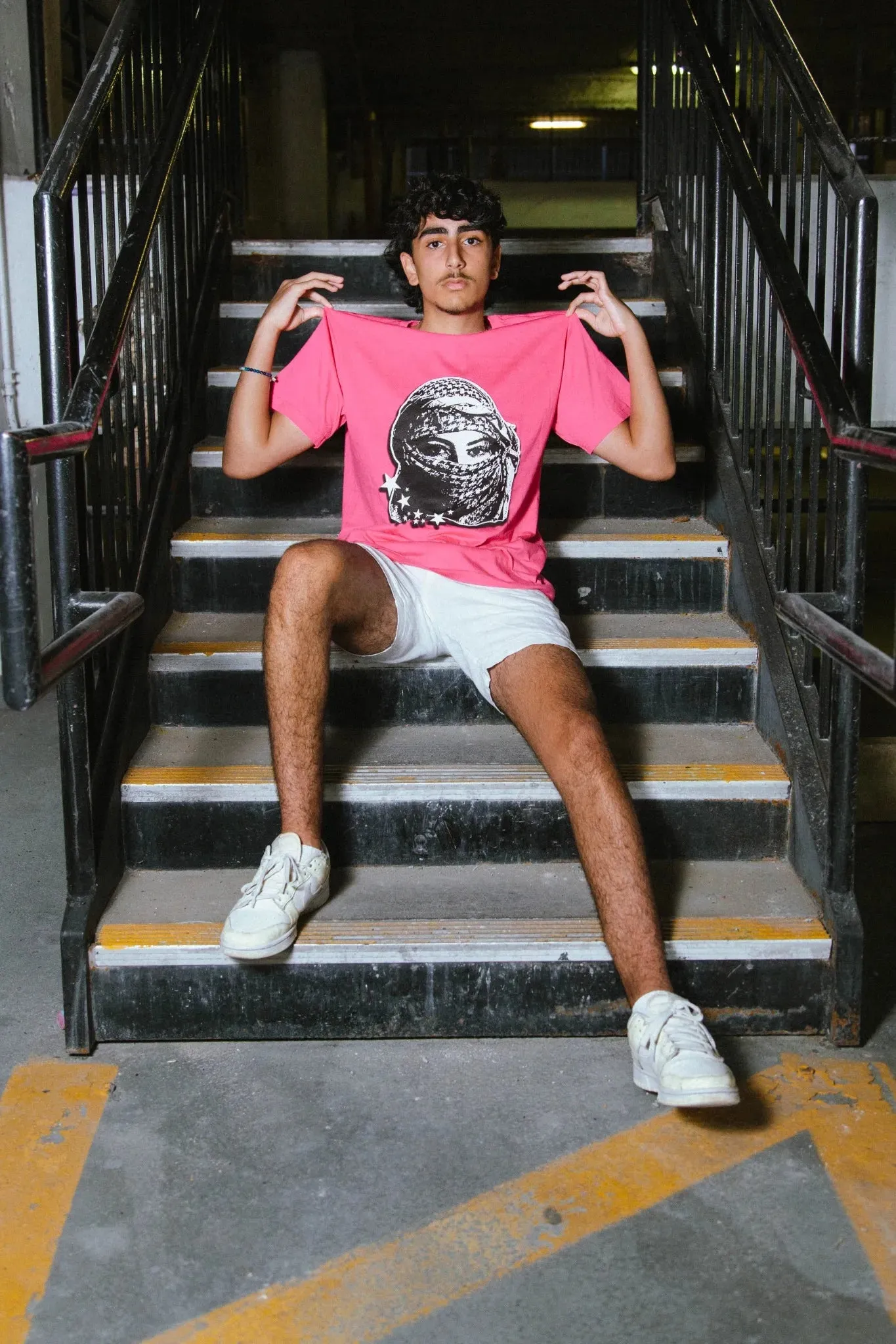 Rose Kufiya Graphic Tee