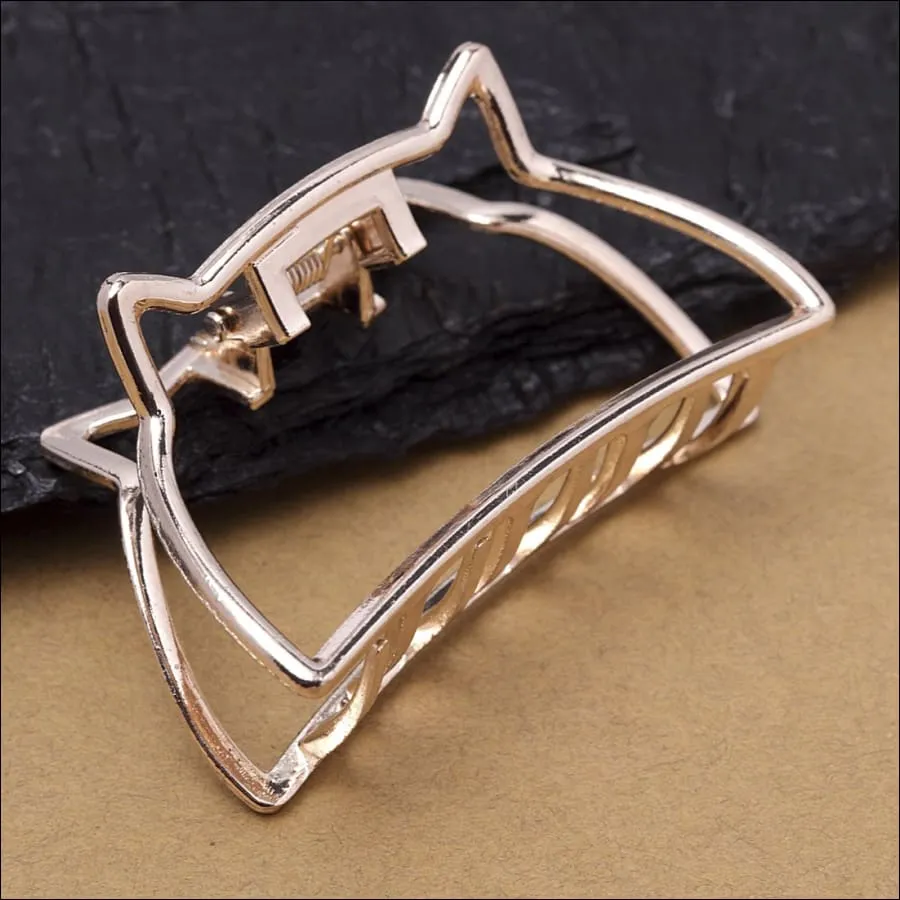 Rosegold Cat Style clutcher