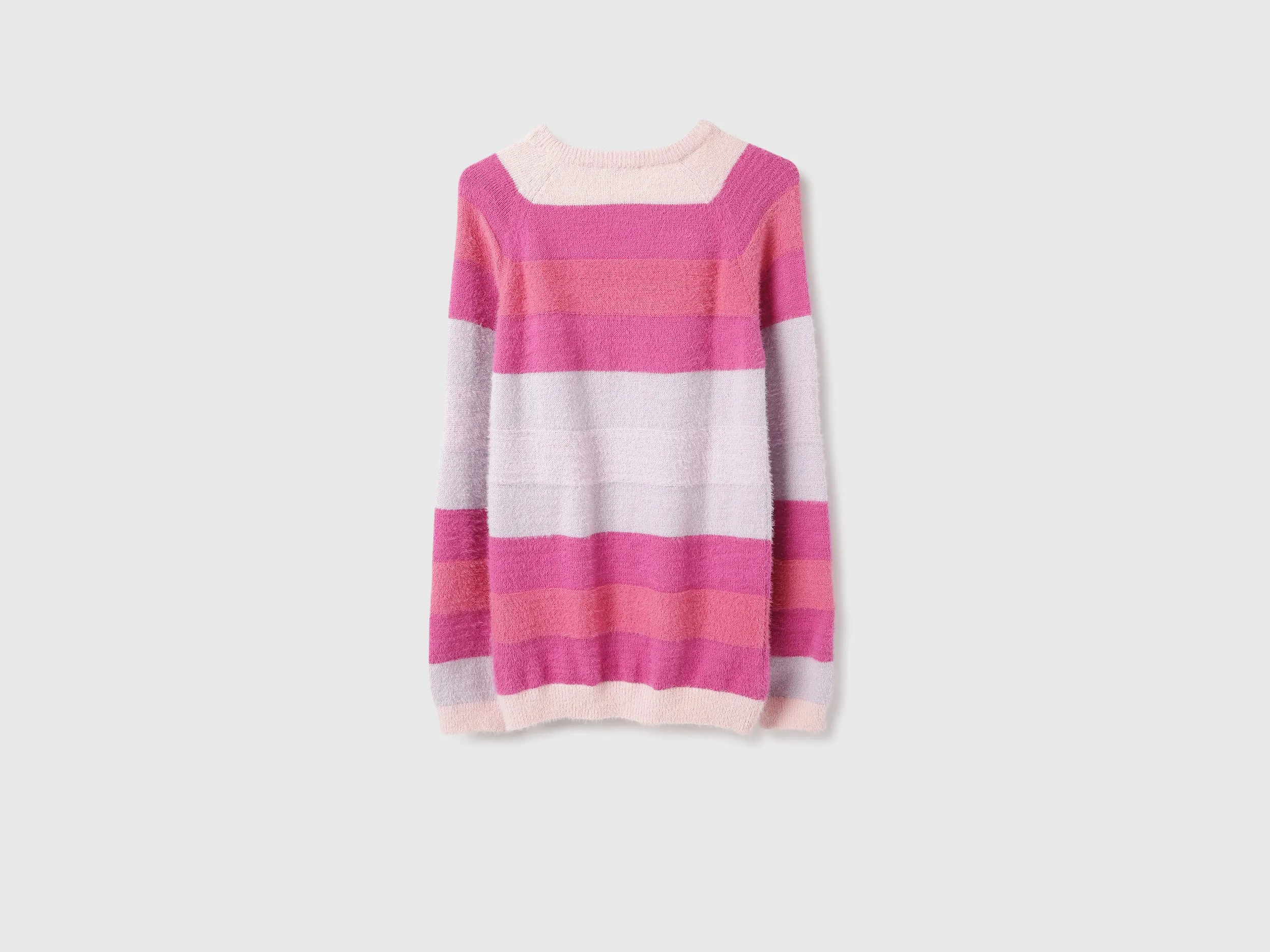 Round Neck Striped Sweater